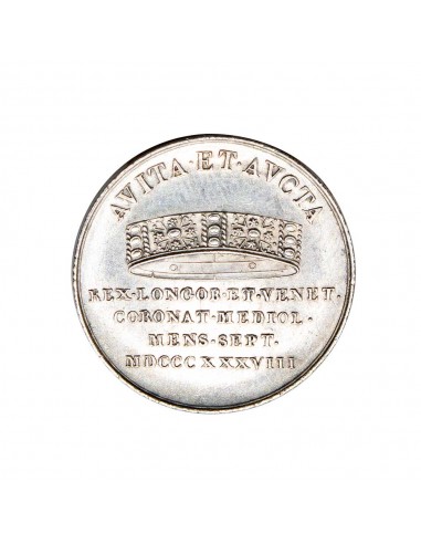 Ferdinando I (1835-1848) - medaglia dell'incoronazione (mezza lira)
