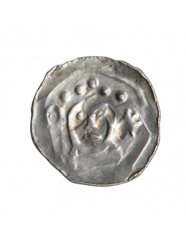 Frisacensi attribuiti ad Aquileia - denaro anepigrafo con tre torri
